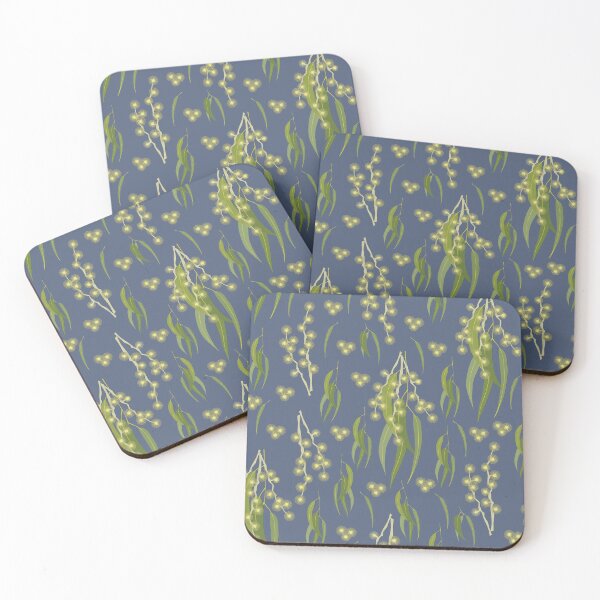 Item preview, Gum Leaves Pattern designed and sold by BeccaJaneDesign.
