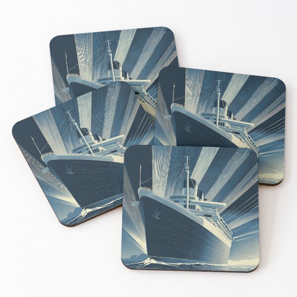Item preview, Midnight Liner, Art Deco Wake designed and sold by ArgentoArt.