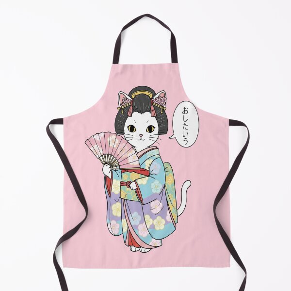 Item preview, Maiko Kawaii Cat Cute Japanese Geisha Cat Anime Aesthetic designed and sold by Neko-Doodle-co.