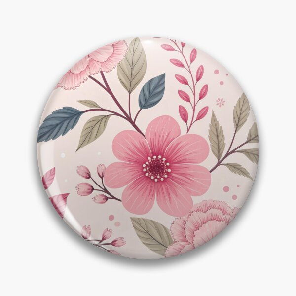 Item preview, Pink Floral Design designed and sold by Erik Visnievskij.