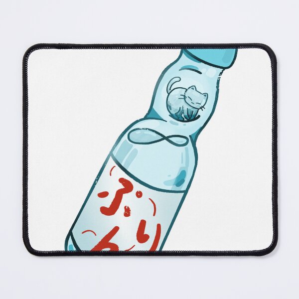 Item preview, Pudding the Cat as Ramune Marble – Cute Kawaii Japanese Soda Illustration designed and sold by Sleepy-Town.