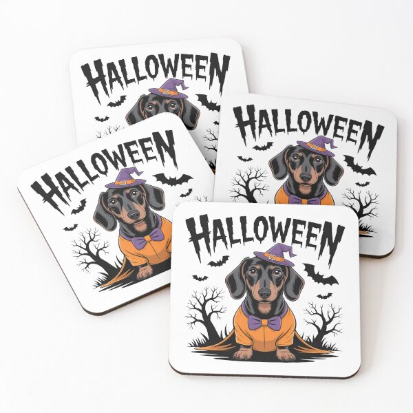 Aperçu de l'œuvre Teckel Halloween créée et vendue par graphic-genie.