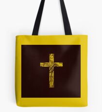 The Cross (Yellow Theme) Tote Bag