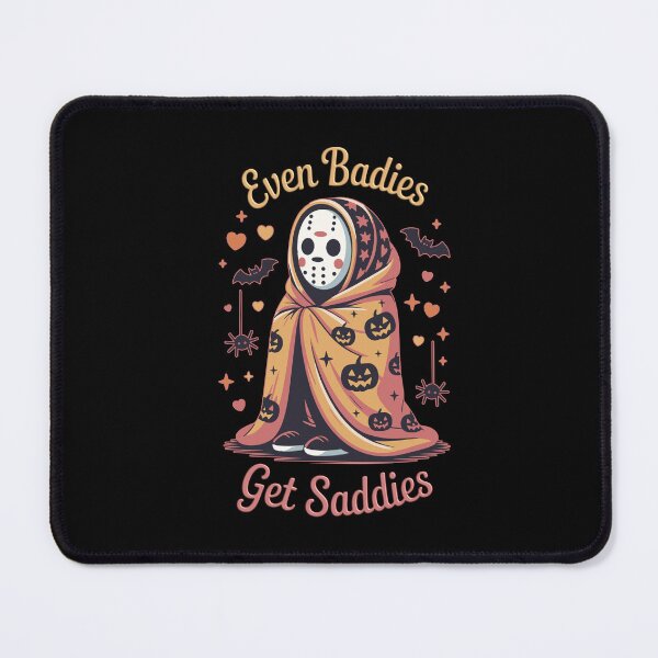 Item preview, Even Baddies Get Saddies – Cute Halloween Mask  designed and sold by danielliamgill.