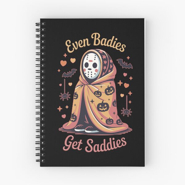 Item preview, Even Baddies Get Saddies – Cute Halloween Mask  designed and sold by danielliamgill.