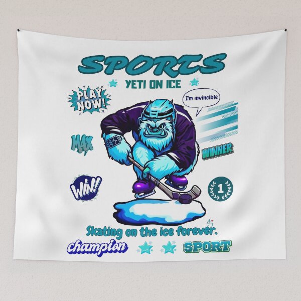 Item preview, YETI ON ICE - SPORTS designed and sold by charlesjewel.
