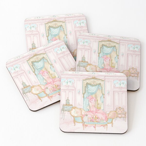 Item preview, Marie Antoinette tea and cake with Louis the cat designed and sold by Wendy Paula Patterson.