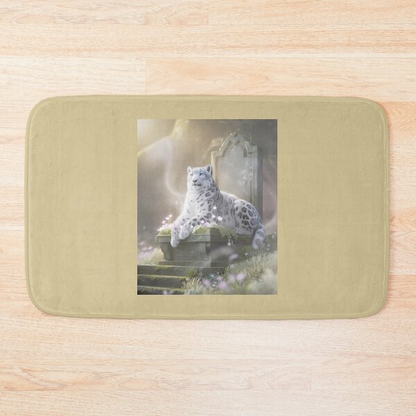 Item preview, Majestic Snow Leopard Serenity in Mystical Garden designed and sold by Paul Mcdaniel.