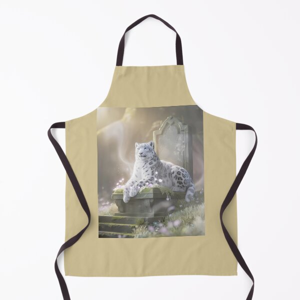 Item preview, Majestic Snow Leopard Serenity in Mystical Garden designed and sold by Paul Mcdaniel.