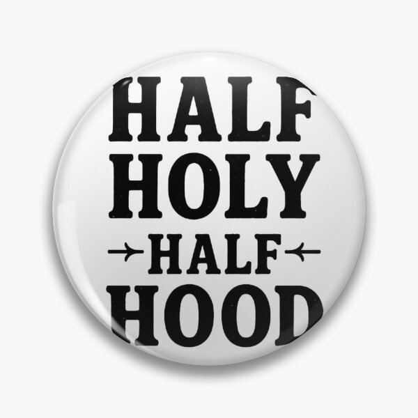 Item preview, Half Holy Half Hood T-Shirt | Half Holy Half Hood Gift designed and sold by Happyfreedom.