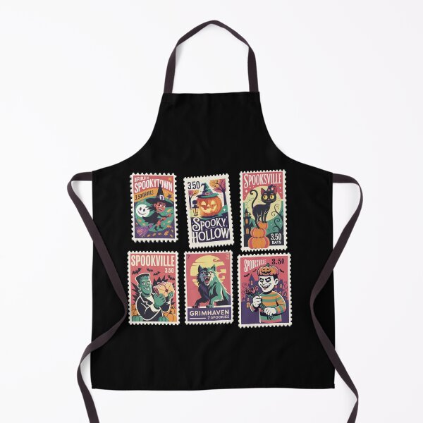 Item preview, Halloween Stamp Collection – Retro Spooky Monsters designed and sold by danielliamgill.