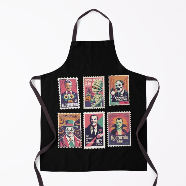 Item preview, Halloween Stamp Collection – Retro Spooky Killers designed and sold by danielliamgill.