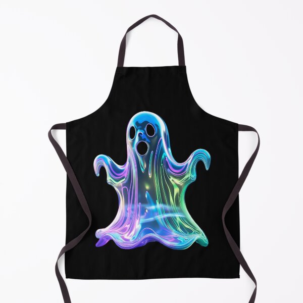 Item preview, Neon Holographic Ghost – Colorful Spooky designed and sold by SamartkitDesign.
