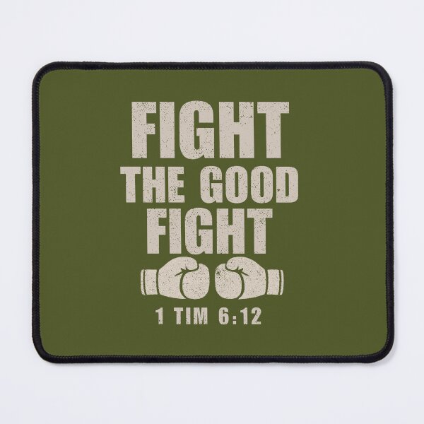 Item preview, Fight the Good Fight Christian T-Shirt | 1 Timothy 6:12 Bible Verse designed and sold by threesixteenau.