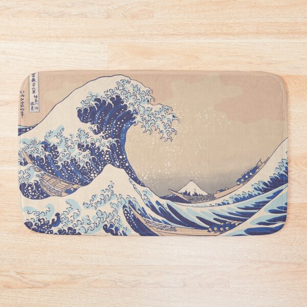 Item preview, vintage japanese print rework Hokusai ,Manga,Japanese,  Hokusai,tshirt bag .mug poster  designed and sold by mystic lady vintage art and fashion designs.