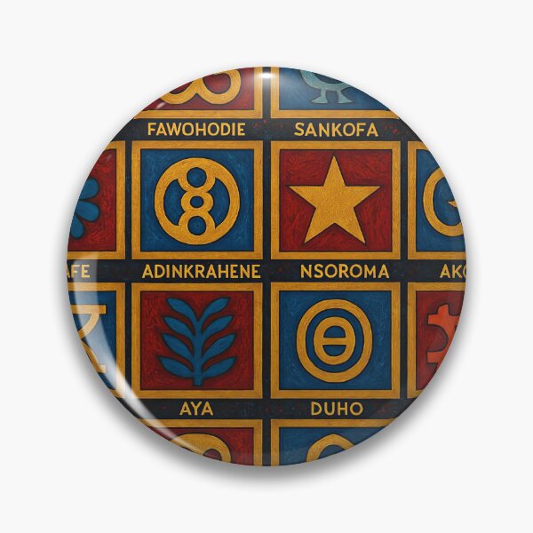 Artikelvorschau, Adinkra-Kollektion - Ghanaische Adinkra-Symbole entworfen und verkauft von Le Pédagogue.