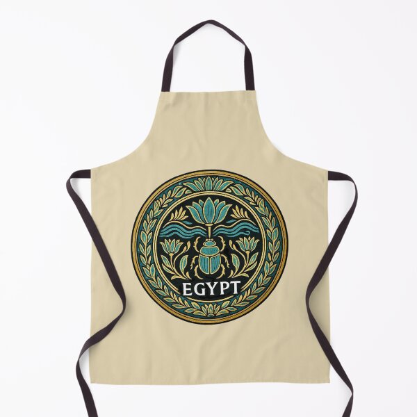 Item preview, Egypt Provenance Plate - Ancient Scarab & Lotus Design designed and sold by Myra365Art.