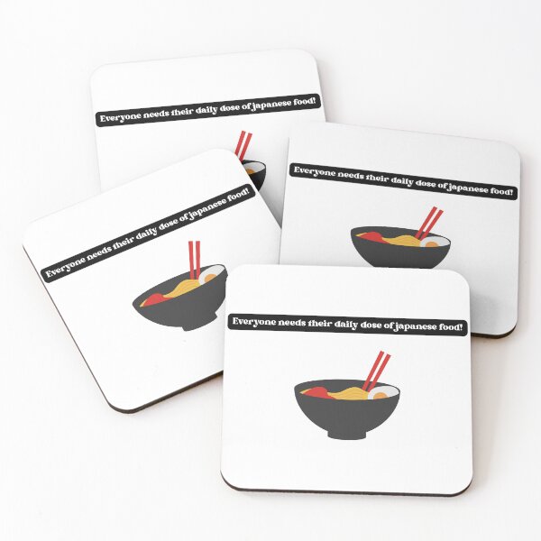 Item preview, Everyone needs their daily dose of japanese food! - Funny Quote designed and sold by Kouichi1990.