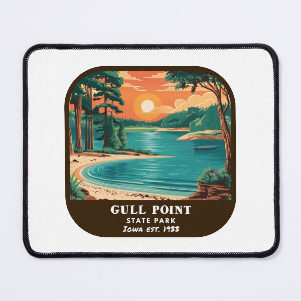 Item preview, Vintage Gull Point State Park (Iowa State Park) designed and sold by RabbitK.