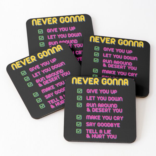 Item preview, Never Gonna Give You Up - 80'S Music Retro Lyrics  Never Gonna Give You Up designed and sold by janyceestuo.