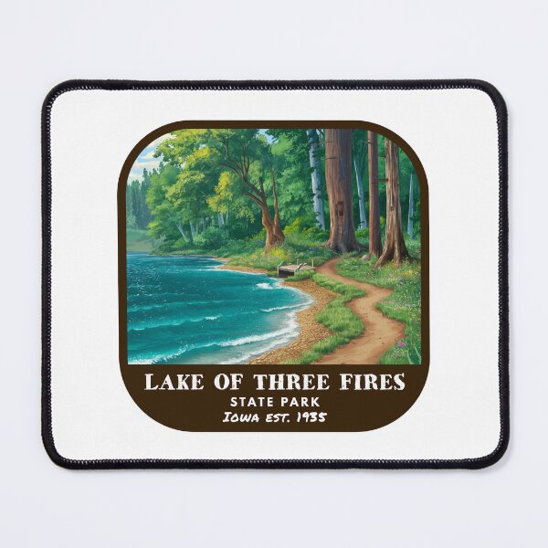 Item preview, Vintage Lake of Three Fires State Park (Iowa State Park) designed and sold by RabbitK.