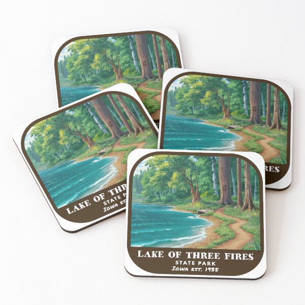 Item preview, Vintage Lake of Three Fires State Park (Iowa State Park) designed and sold by RabbitK.