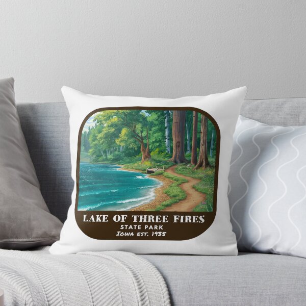 Item preview, Vintage Lake of Three Fires State Park (Iowa State Park) designed and sold by RabbitK.