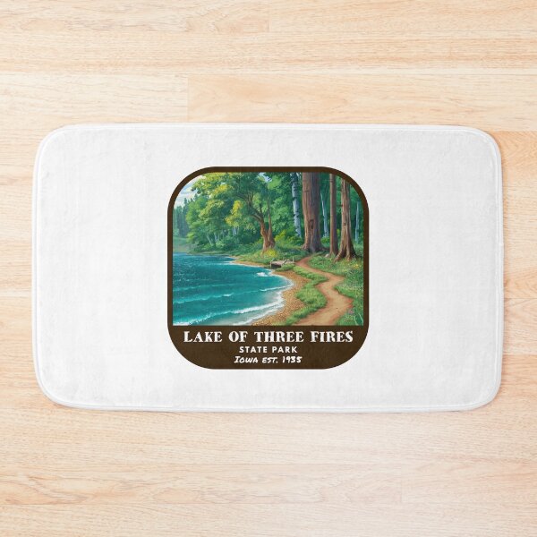 Item preview, Vintage Lake of Three Fires State Park (Iowa State Park) designed and sold by RabbitK.