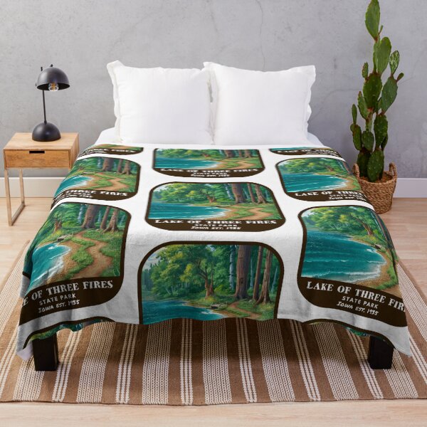 Item preview, Vintage Lake of Three Fires State Park (Iowa State Park) designed and sold by RabbitK.
