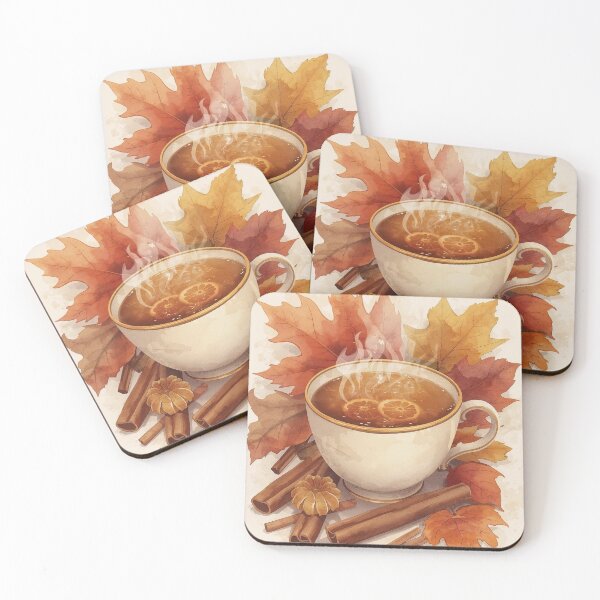 Item preview, Spiced Apple Cider – Cottagecore Autumn Teacup designed and sold by Deezyned.