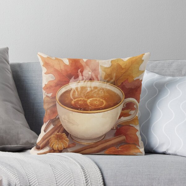 Item preview, Spiced Apple Cider – Cottagecore Autumn Teacup designed and sold by Deezyned.