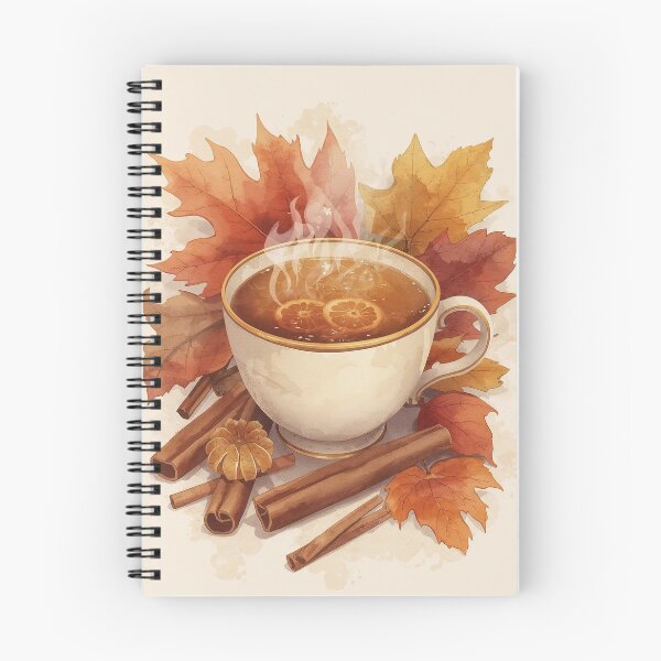 Item preview, Spiced Apple Cider – Cottagecore Autumn Teacup designed and sold by Deezyned.