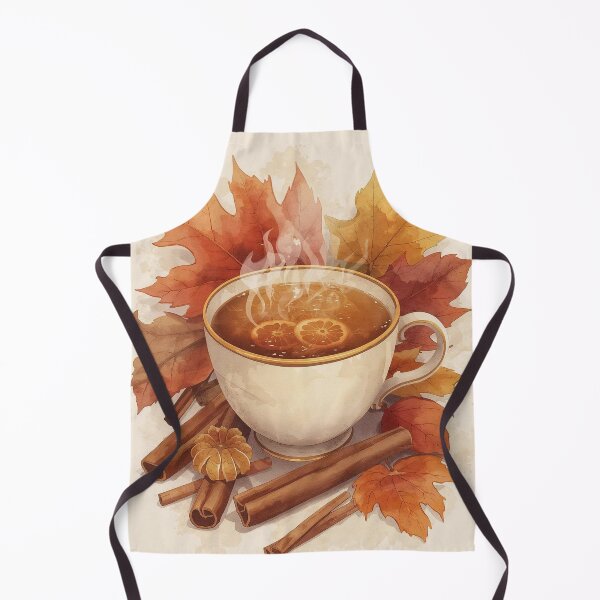 Item preview, Spiced Apple Cider – Cottagecore Autumn Teacup designed and sold by Deezyned.
