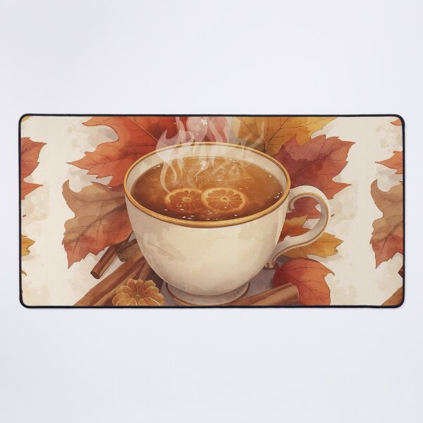 Item preview, Spiced Apple Cider – Cottagecore Autumn Teacup designed and sold by Deezyned.