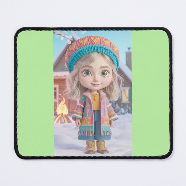 Item preview, Cozy Winter Doll Artwork designed and sold by WilliamslpStudi.