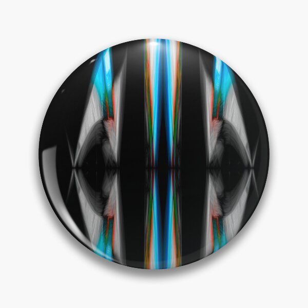 Item preview, Forked 3 – Futuristic Symmetry in Blue and Flame designed and sold by JWJ Photographs.