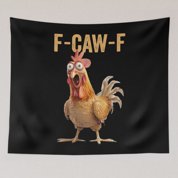 Item preview, F-Caw-F Chicken  designed and sold by ClaireBuckrid.