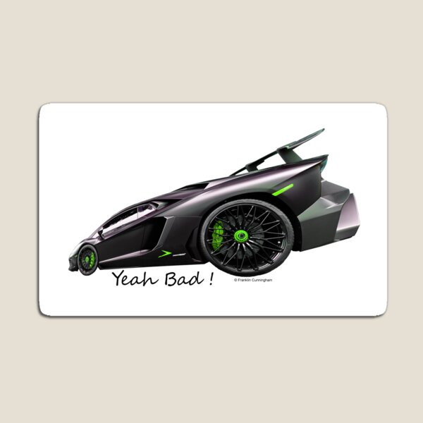 Imaginative Extreme Cars Art Magnet