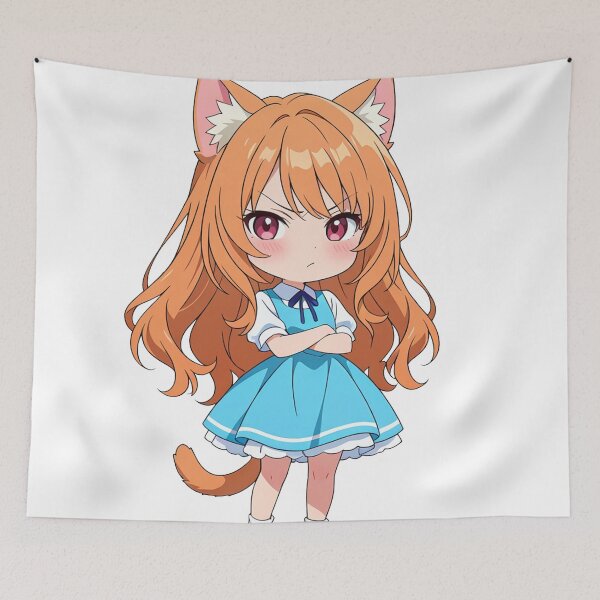 Item preview, Chibi Tsundere Catgirl designed and sold by animeclassmerc2.