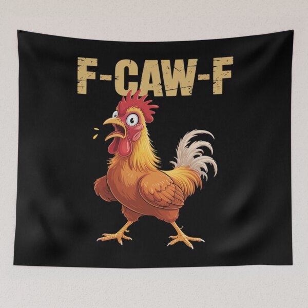 Item preview, F-Caw-F Chicken  designed and sold by ClaireBuckrid.