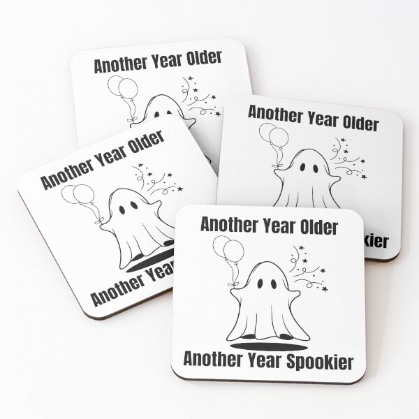 Item preview, Happy Birthday Boo Cute Spooky Ghost Halloween Birthday Design designed and sold by luckyhue.