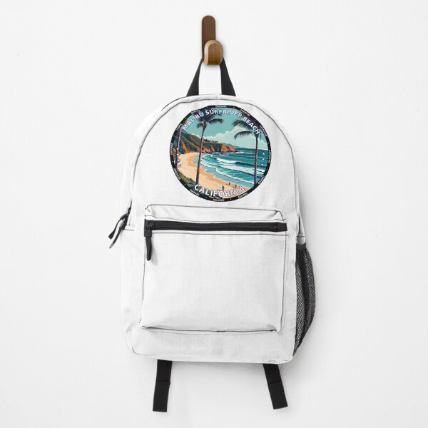 Item preview, Malibu Surfrider Beach – California USA - Surf lifestyle classic longboard waves designed and sold by inkNext.