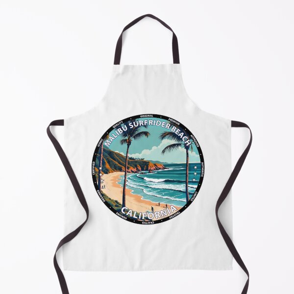 Item preview, Malibu Surfrider Beach – California USA - Surf lifestyle classic longboard waves designed and sold by inkNext.