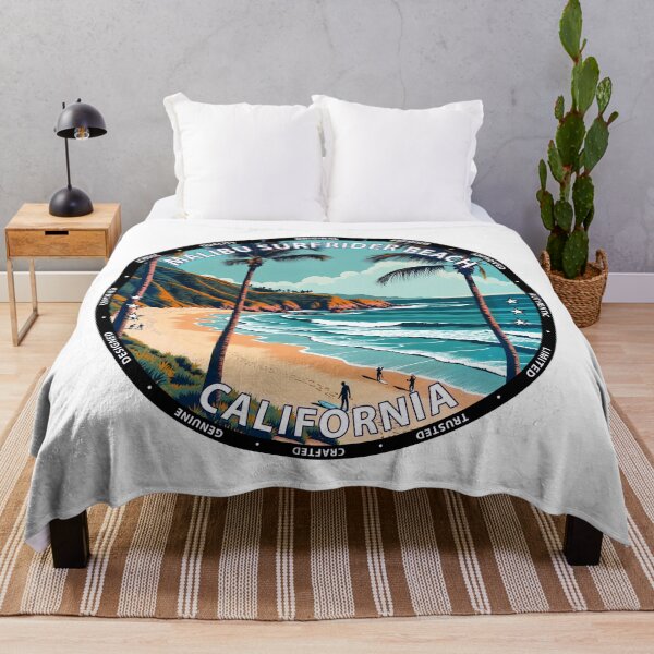 Item preview, Malibu Surfrider Beach – California USA - Surf lifestyle classic longboard waves designed and sold by inkNext.