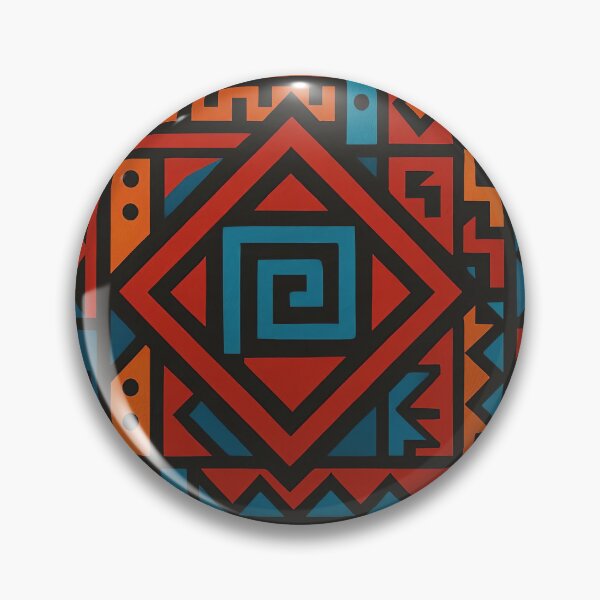 Item preview, Abstract Tribal Pattern - Colorful Geometric Design designed and sold by Le Pédagogue.