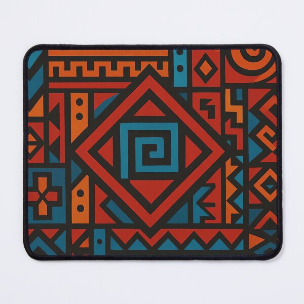 Item preview, Abstract Tribal Pattern - Colorful Geometric Design designed and sold by Le Pédagogue.