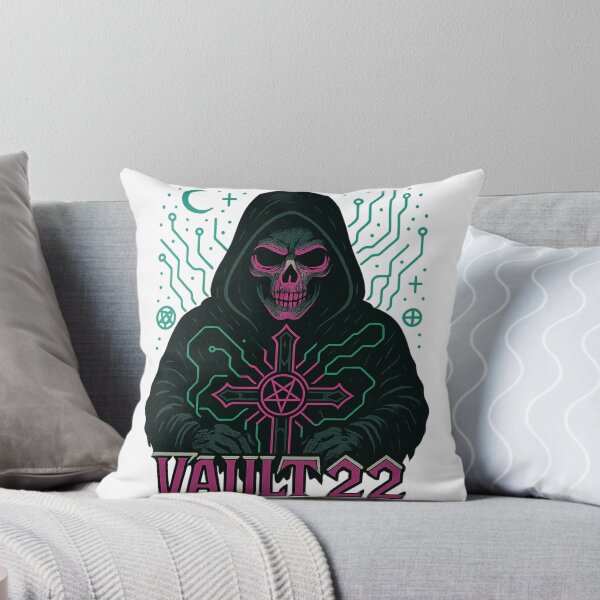 Item preview, Hooded Skull Cyber Occult Gothic Art designed and sold by Vault 22.