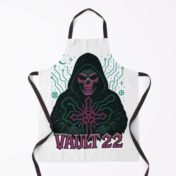 Item preview, Hooded Skull Cyber Occult Gothic Art designed and sold by Vault 22.