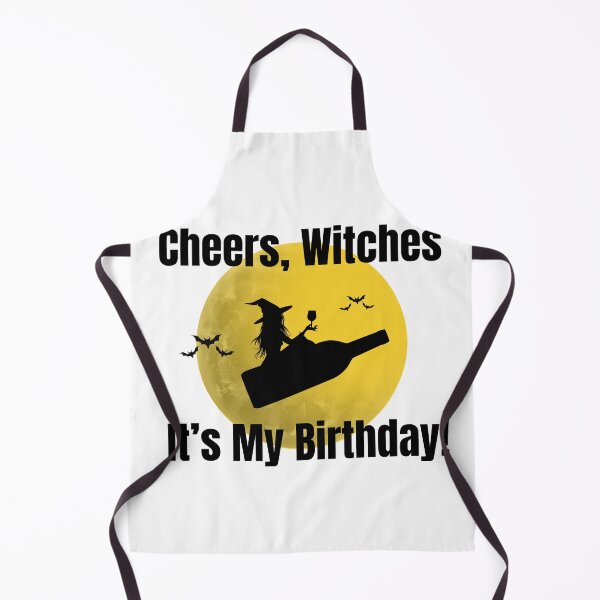 Item preview, Wine Witch Birthday Funny Spooky Halloween Birthday Gift Design designed and sold by luckyhue.