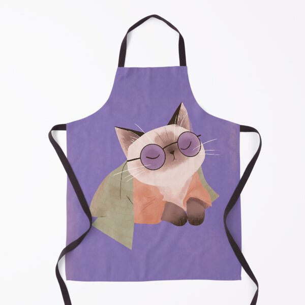 Item preview, Catitude-Sassy Siamese Cat Feline Artwork designed and sold by WheresMyMojo.